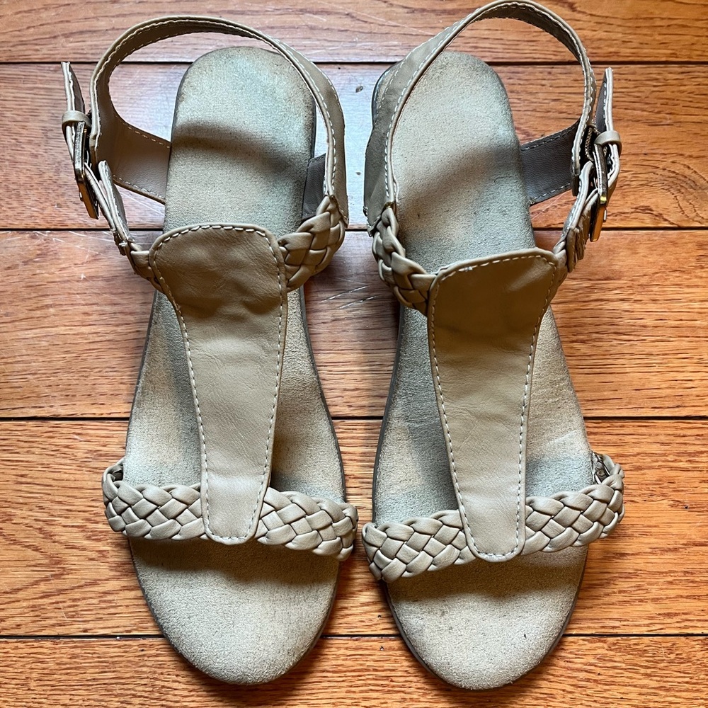 Women's Tan Braided Sandals
